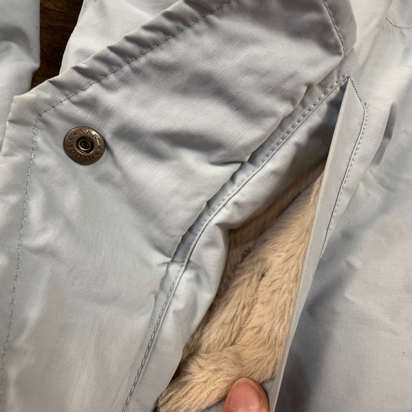 Boden Women's Dunbar Waterproof Parka Hooded Lined Insulated Outdoor Size 8 Blue - Picture 16 of 16